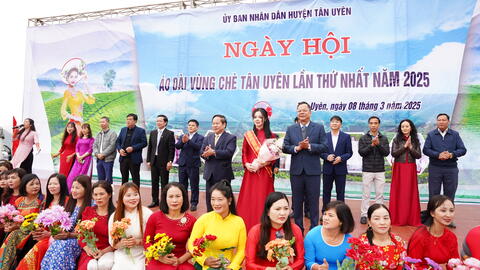 Ngày hội áo dài vùng chè Tân Uyên lần thứ hai năm 2025