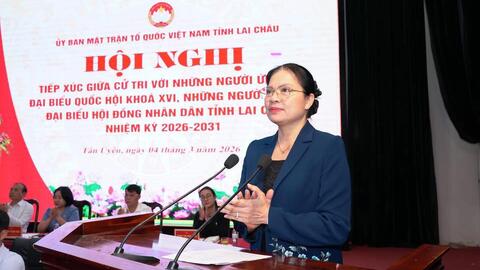 HỘI NGHỊ TIẾP XÚC GIỮA CỬ TRI VỚI NGƯỜI ỨNG CỬ ĐẠI BIỂU QUỐC HỘI KHÓA XVI VÀ HĐND TỈNH NHIỆM KỲ 2026-2031