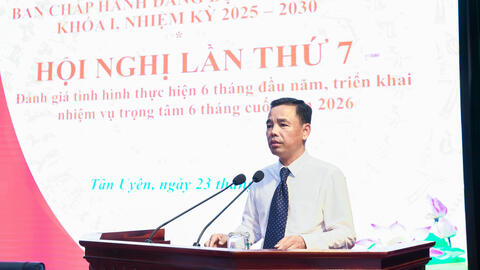 Hội nghị lần thứ 7, Ban Chấp hành Đảng bộ xã Tân Uyên khóa I, nhiệm kỳ 2025-2030