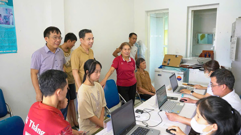 Trạm y tế xã Tân Uyên đẩy mạnh chuyển đổi số trong công tác khám, chữa bệnh