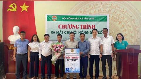 Tân Uyên ra mắt mô hình “Chi hội Nông dân số”