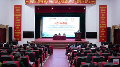 Xã Tân Uyên đối thoại với cán bộ, hội viên phụ nữ, lắng nghe và giải đáp nhiều kiến nghị của cơ sở
