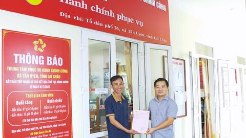 Xã Tân Uyên đẩy mạnh cải cách hành chính, thực hiện cơ chế một cửa, một cửa liên thông