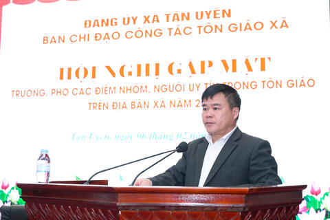 Gặp mặt Trưởng, Phó các điểm nhóm, người uy tín trong tôn giáo năm 2026