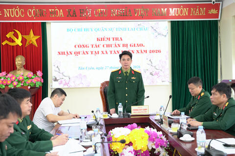 Tân Uyên chuẩn bị tốt cho công tác Lễ giao, nhận quân năm 2026