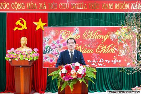 Lời chúc mừng năm mới Tết Nguyên đán Ấ Tỵ năm 2025 của Chủ tịch UBND huyện Tân Uyên