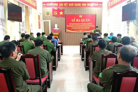CÔNG AN XÃ TÂN UYÊN: RA QUÂN MỞ ĐỢT CAO ĐIỂM TẤN CÔNG TRẤN ÁP TỘI PHẠM