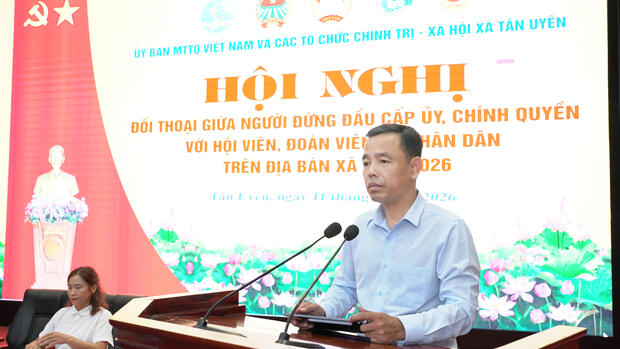 CẤP ỦY, CHÍNH QUYỀN XÃ TÂN UYÊN LUÔN LẮNG NGHE, GIẢI QUYẾT KỊP THỜI CÁC KIẾN NGHỊ CỦA ĐOÀN VIÊN, HỘI VIÊN VÀ NHÂN DÂN